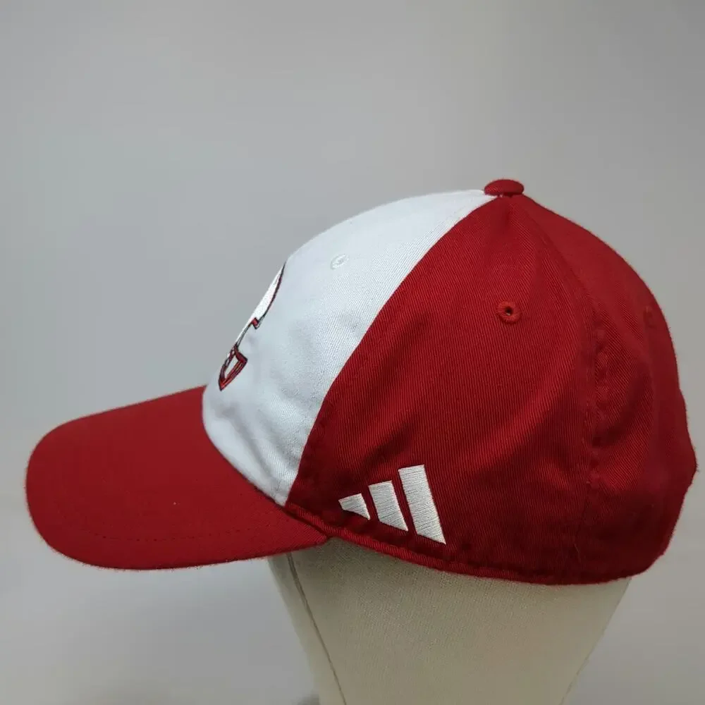 Adidas Nebraska Cornhuskers NCAA Red One Size Cap Hat Memorial Stadium 100 Years